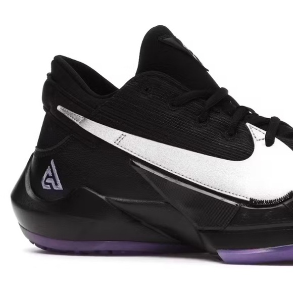 Nike Zoom Freak 2 Basketball Running Shoes Youth Boy Size 4Y Black Girl 5.5 - Picture 3 of 10